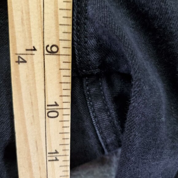 Old Navy Jeans Women 6 Black Power Slim Straight Stretch Denim - Picture 5 of 10